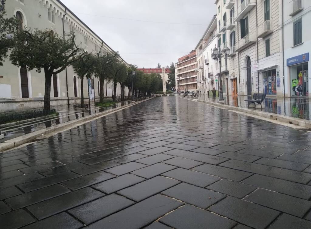 campobasso centro corso deserto pioggia