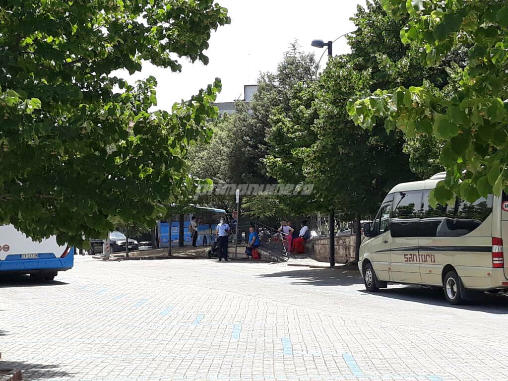 Parcheggio PalaUnimol autobus trasporto extraurbano Campobasso terminal chiuso