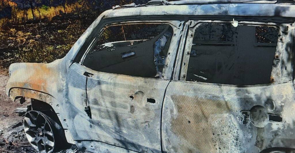 Jeep rubata e bruciata Campobasso rapina 