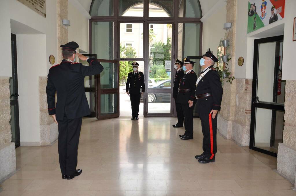 generale aceto visita comando carabinieri