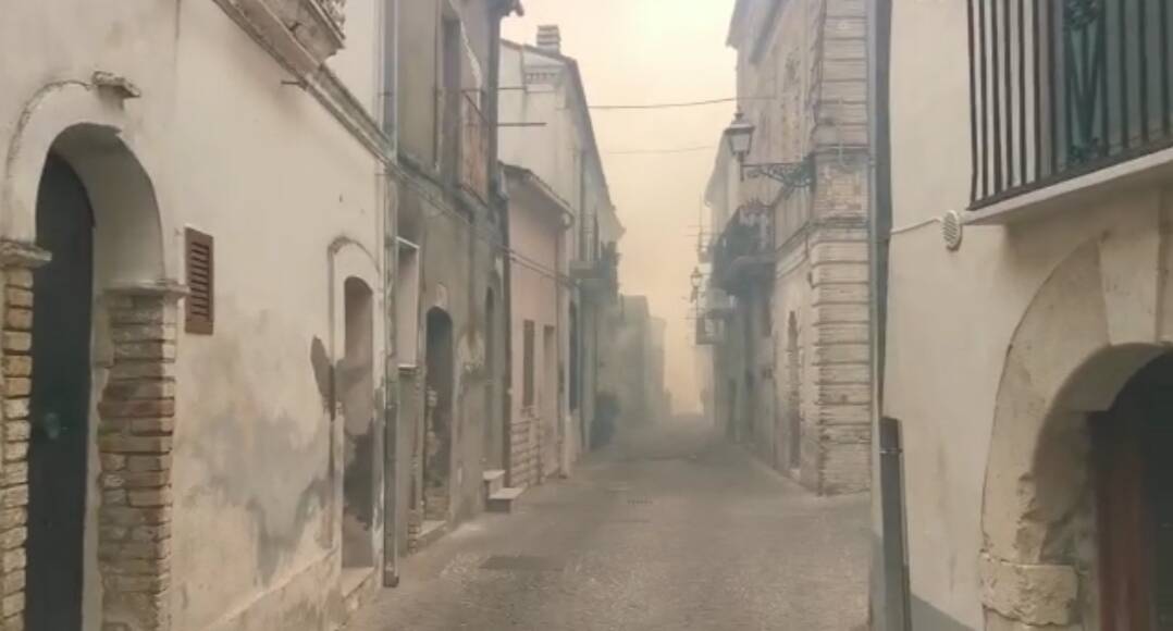 Incendio a San Martino