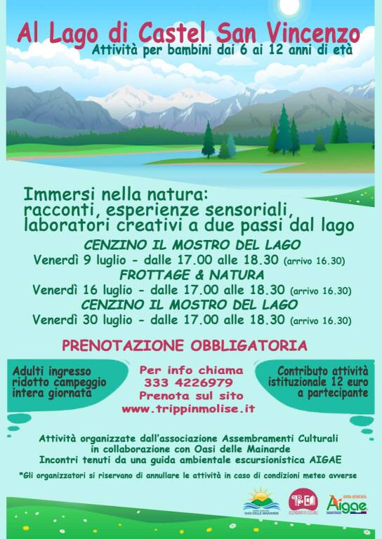 locandina eventi castel san vincenzo