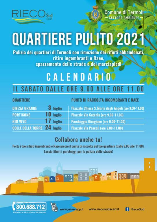 quartiere pulito porticone locandina