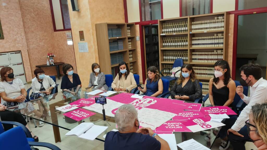 Tampon tax tour in Molise