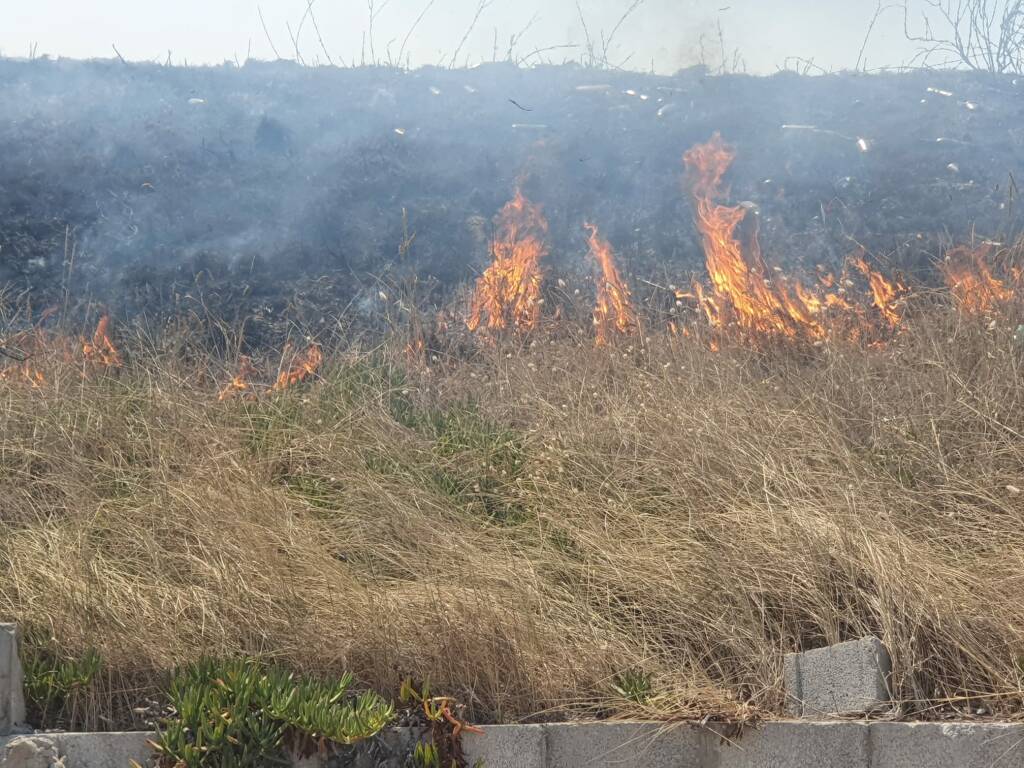 Incendio sinarca Termoli