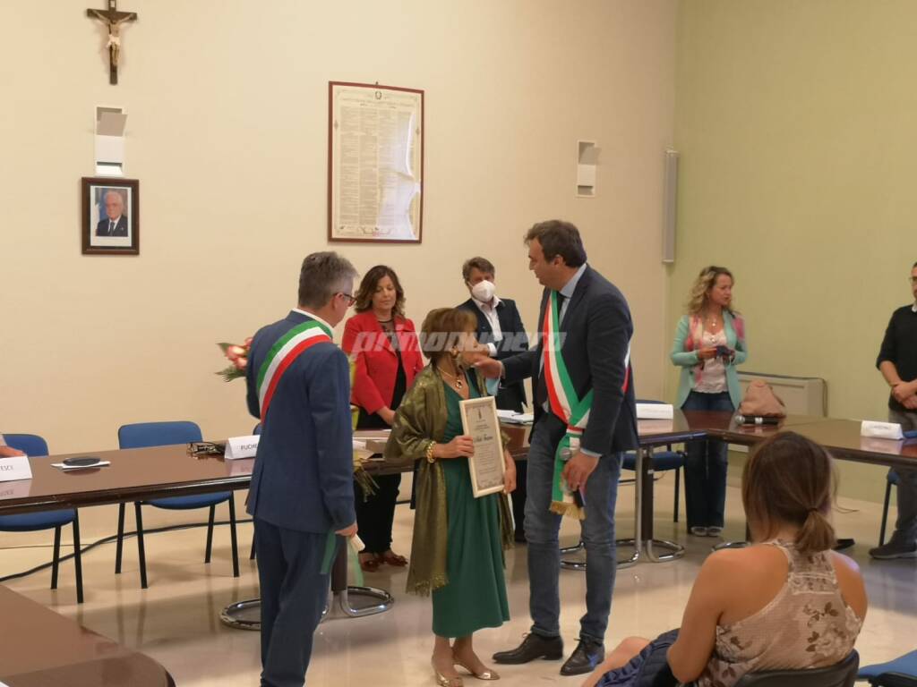 Cittadinanza onoraria Larino prof Adele Terzano 