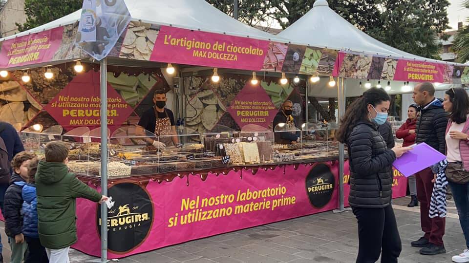 festa del cioccolato inaugurazione stand