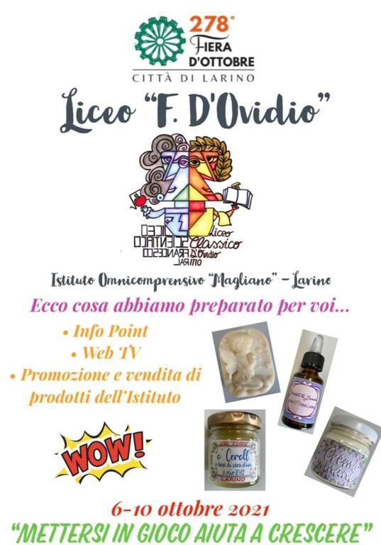 iceo d' ovidio fiera ottobre