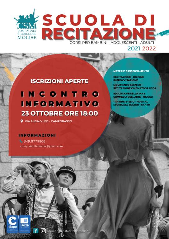 scuola recitazione incontro cb