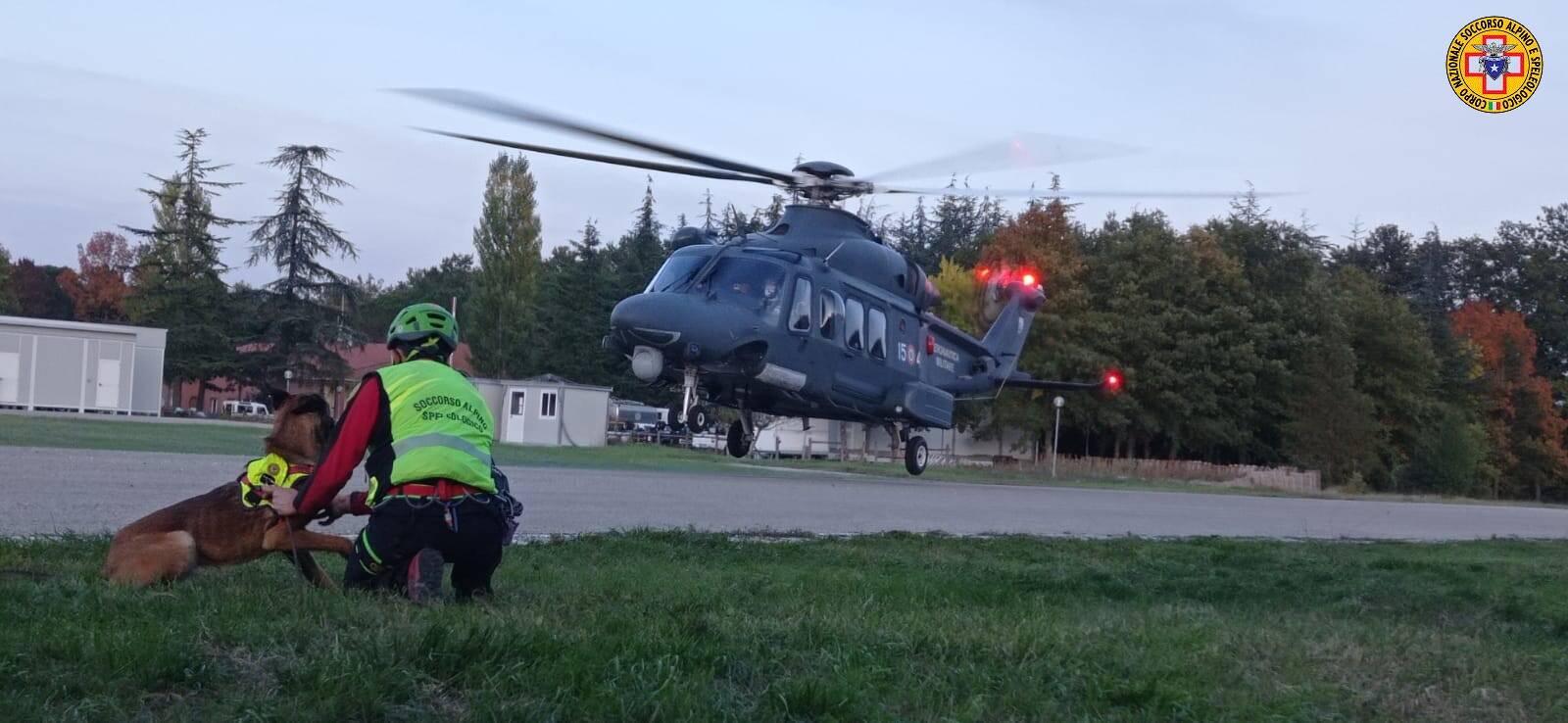 Soccorso alpino e speleologico esercitazione