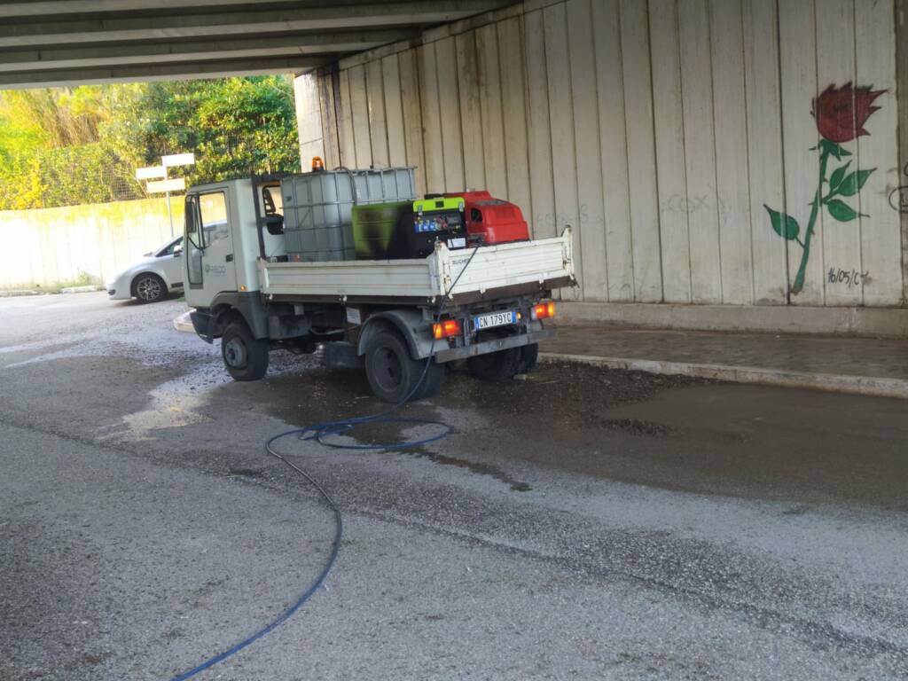 Ponte via Maestrale area Madonna Grazie giochi Termoli rieco bonifica