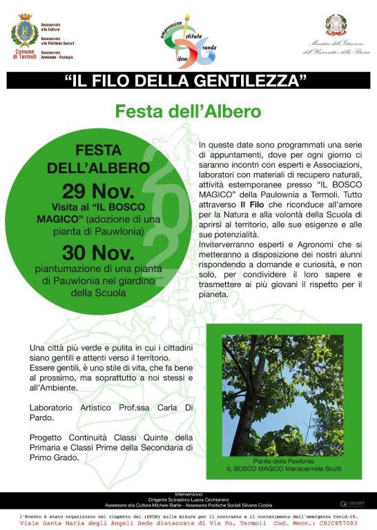 festa dell'albero locandina