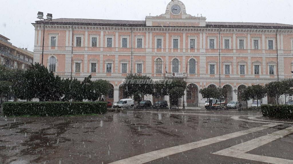 Prima neve Campobasso 29 novembre 2021