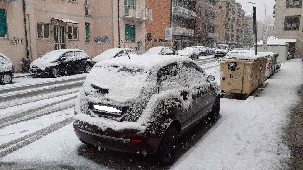 Prima neve Campobasso 29 novembre 2021