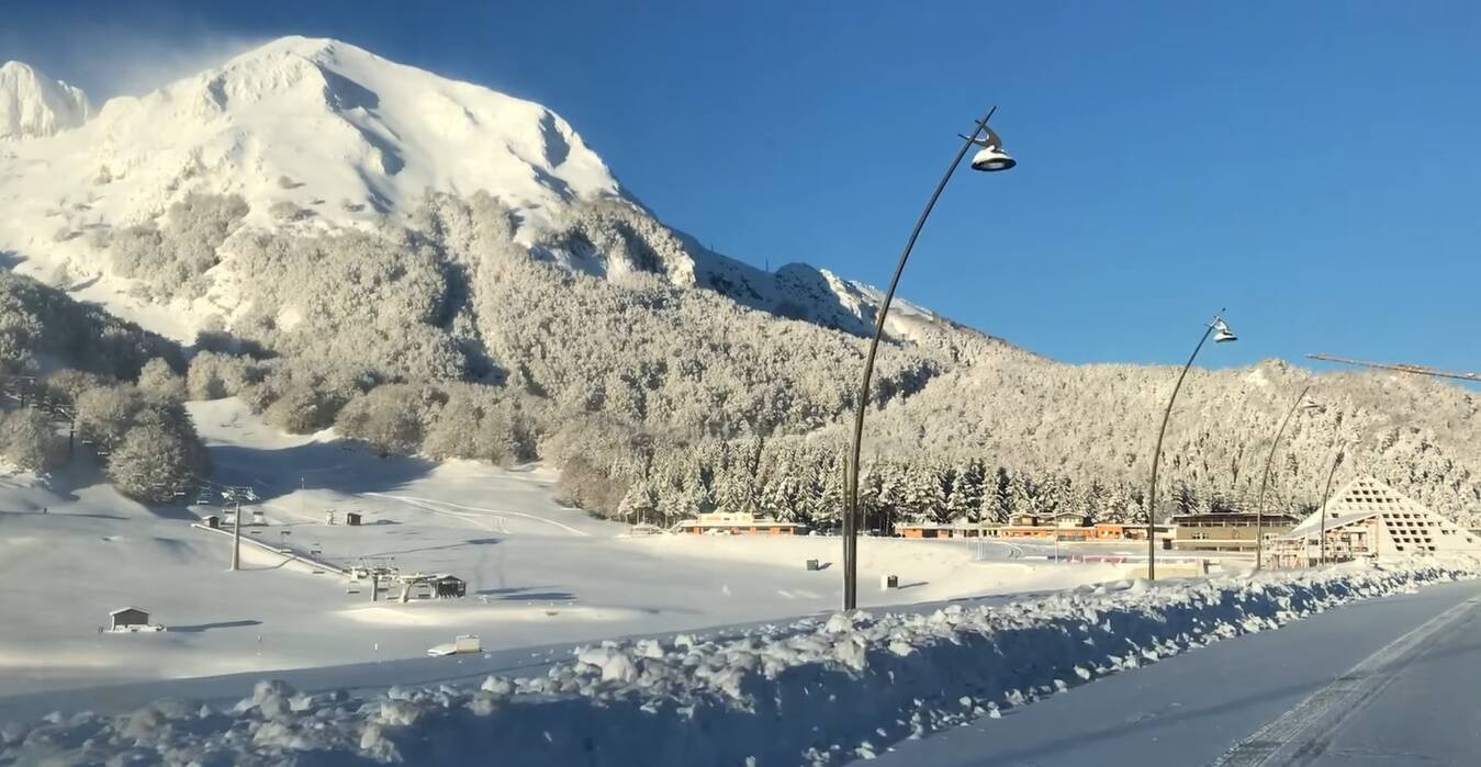 campitello matese neve 30 novembre 2021 foto Facebook