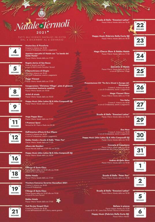 calendari eventi natale termoli