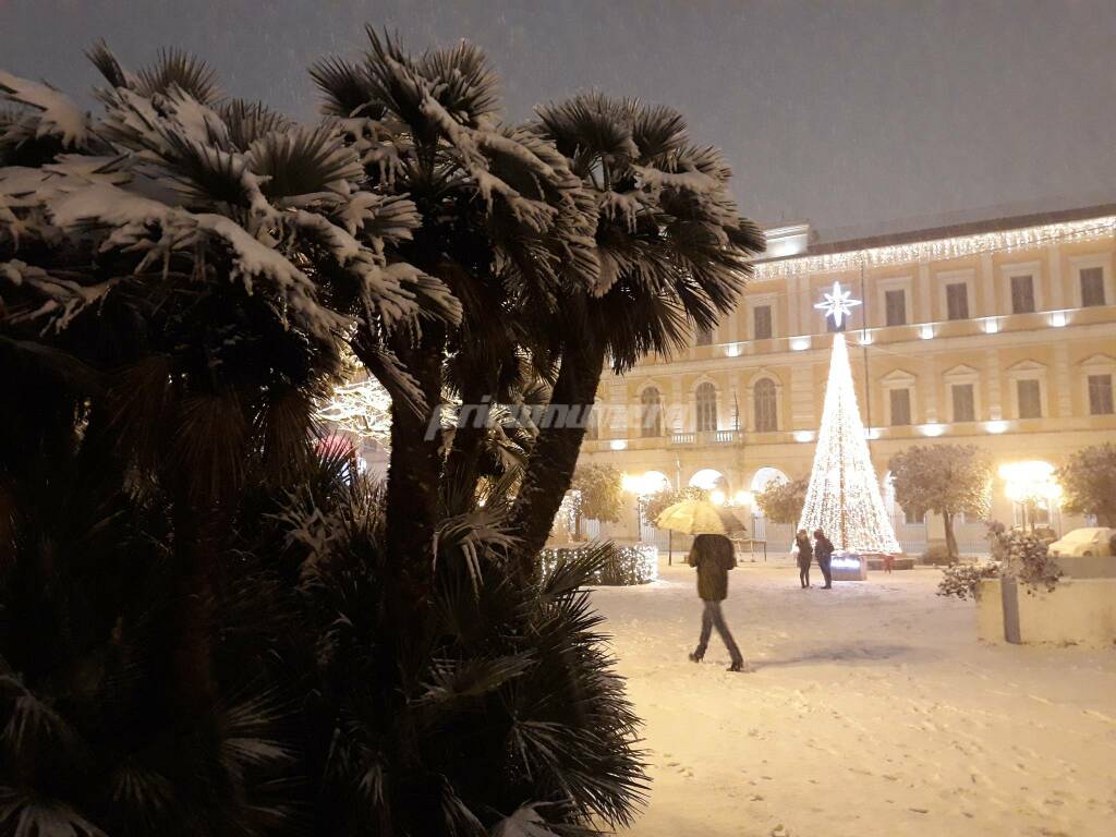 Campobasso, la nevicata del 9 gennaio 2022