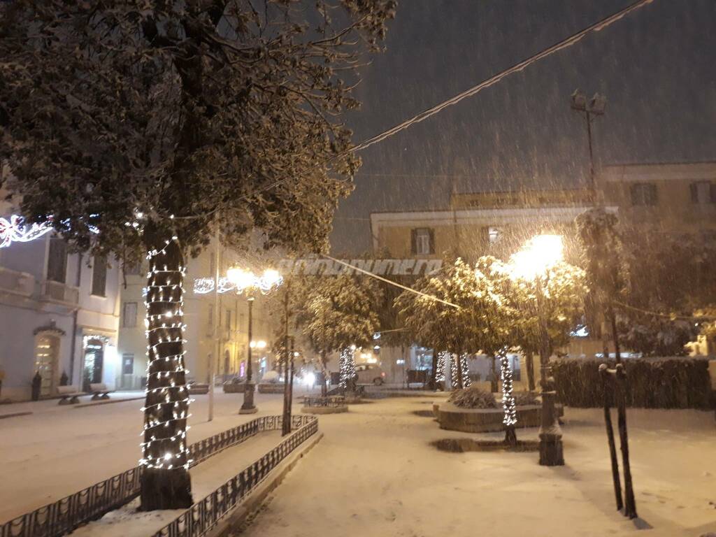 Campobasso, la nevicata del 9 gennaio 2022