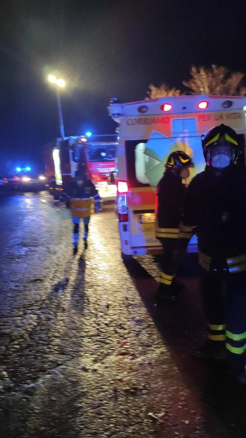 incidente mortale trattore mafalda vigili ambulanza