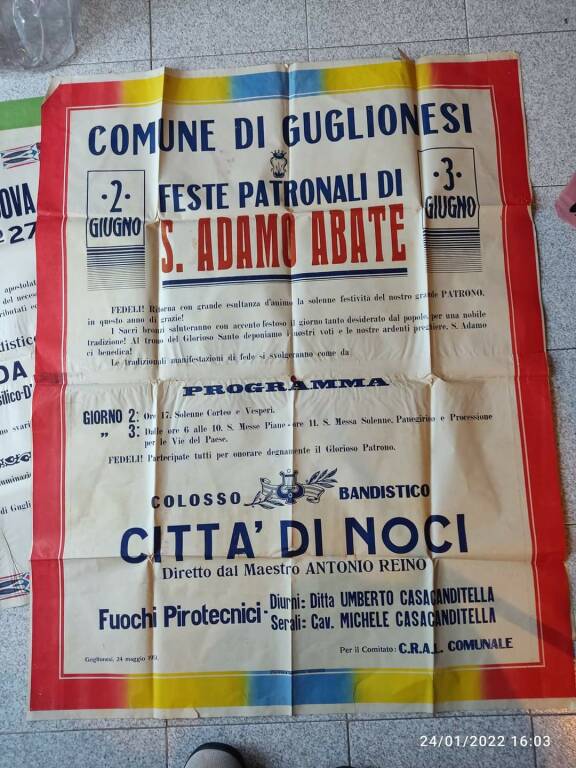 Manifesti d'epoca a Guglionesi