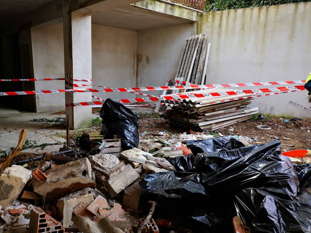 eternit sequestro polizia locale campomarino