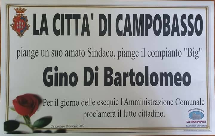 Manifesto Gino Di Bartolomeo