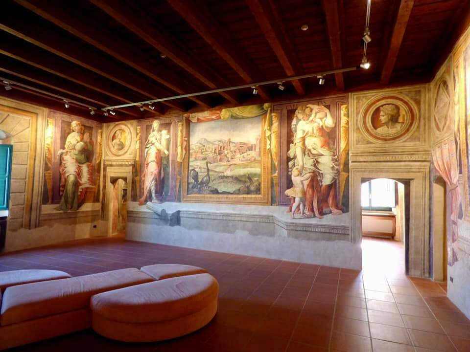 affreschi castello gambatesa