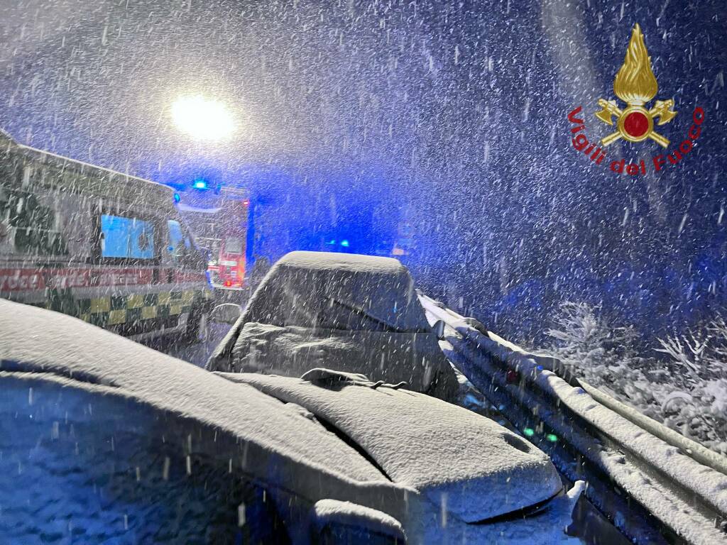 Neve in Alto Molise, diversi incidenti