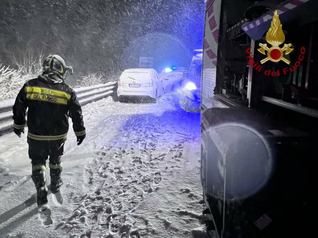 Neve in Alto Molise, diversi incidenti