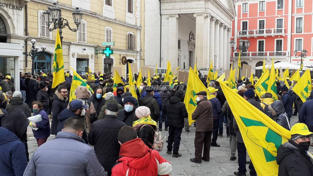 Protesta Coldiretti Campobasso 11 marzo