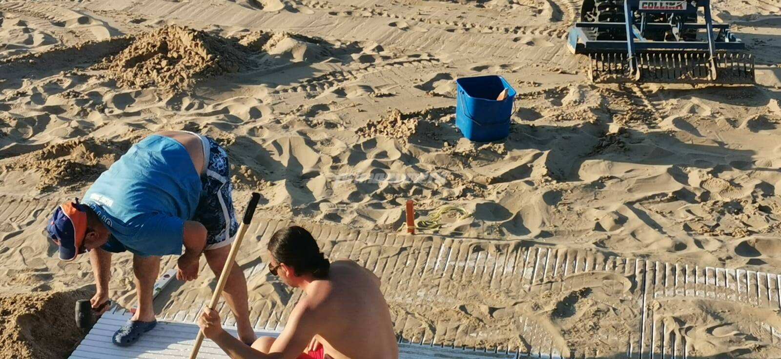 lavori lidi spiaggia maggio