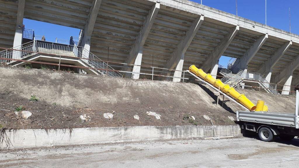 Lavori stadio selvapiana