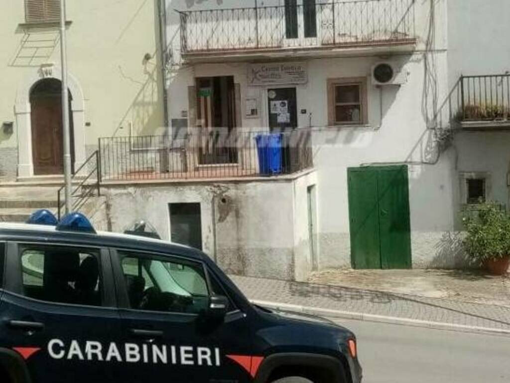 Carabinieri Pietracatella ordigno bellico