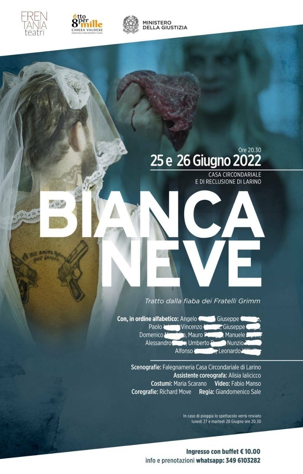 biancaneve frentania teatri carcere