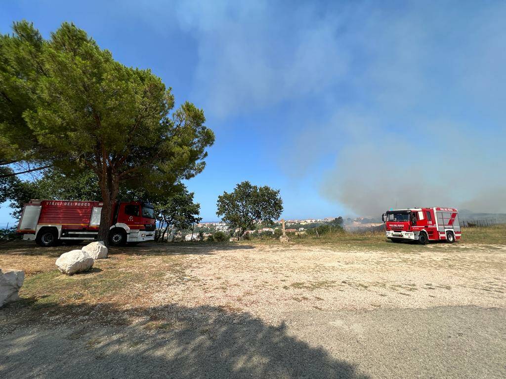 vigili incendio santuario madonna a lungo