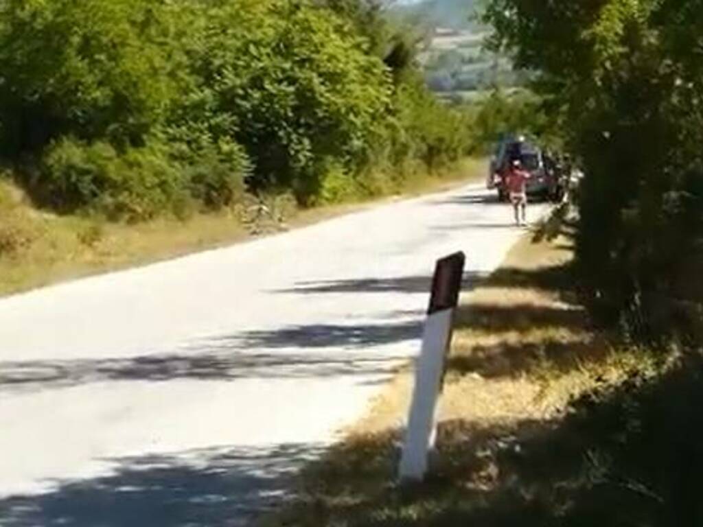 incidente bicicletta Montenero Val Cocchiara