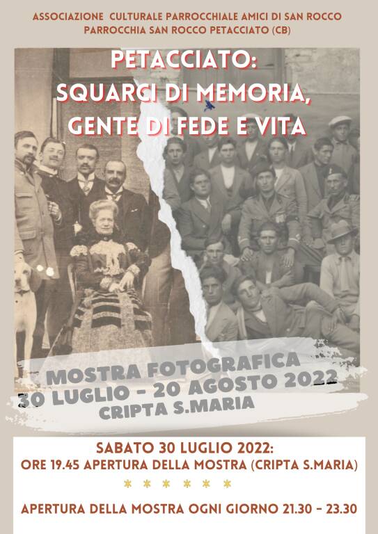 mostra fotografica gente di fede e vita