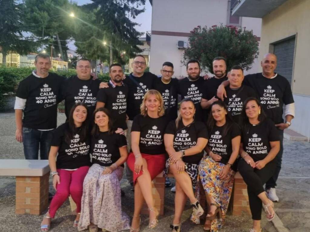 Portocannone, classe 1982 festeggia 40 anni !