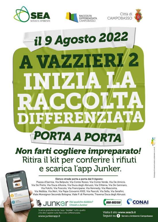 rifiuti raccolta differenziata Campobasso