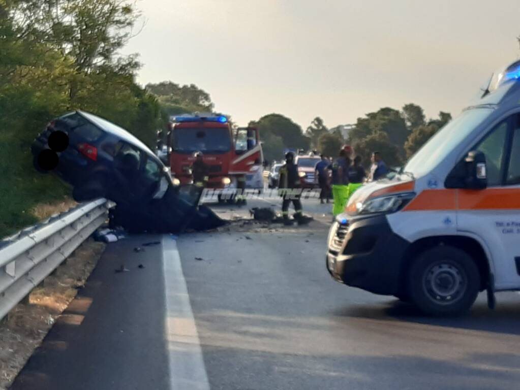 incidente statale 16 mortale 9 agosto