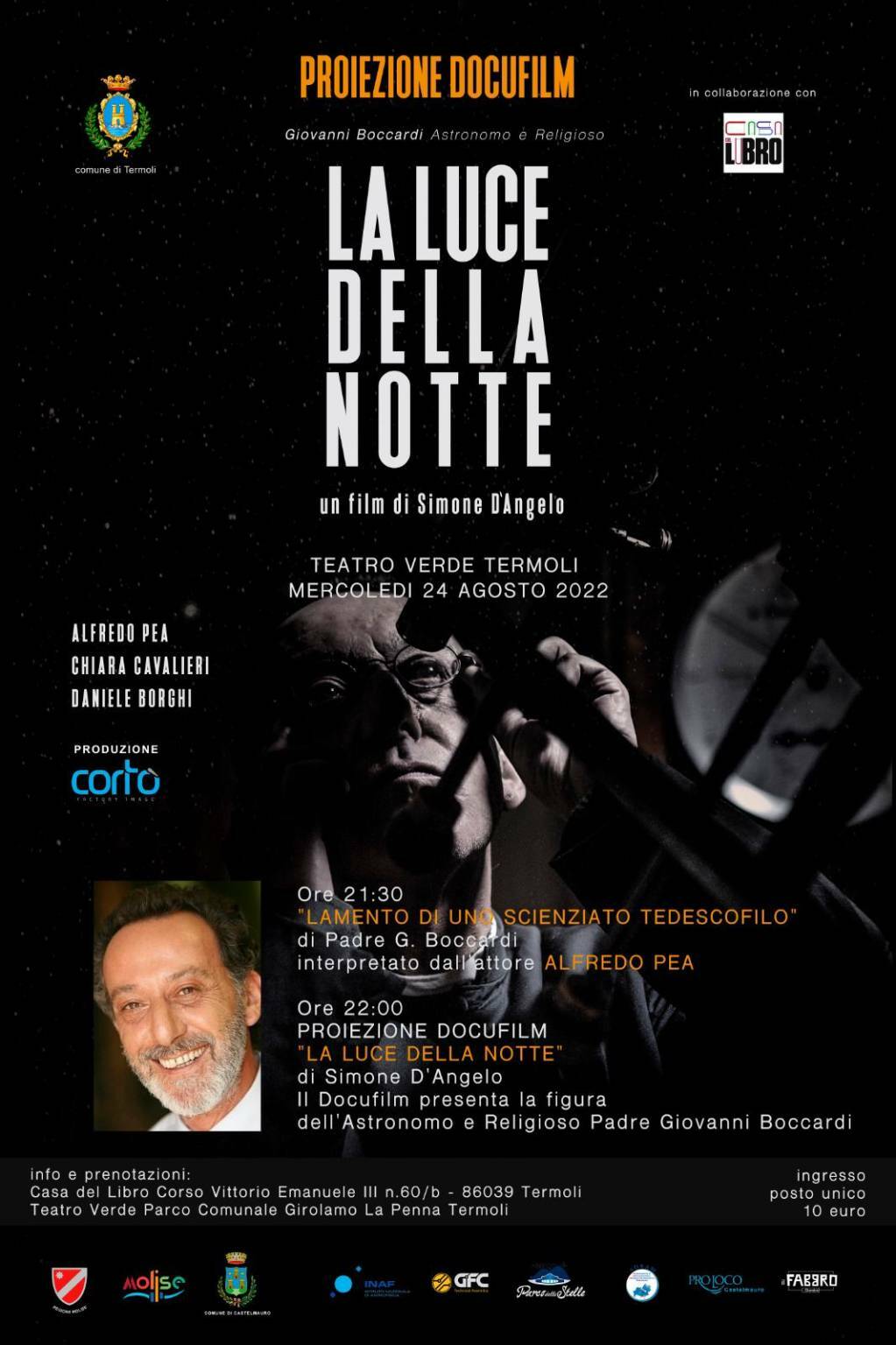 Luce della notte evento teatro verde