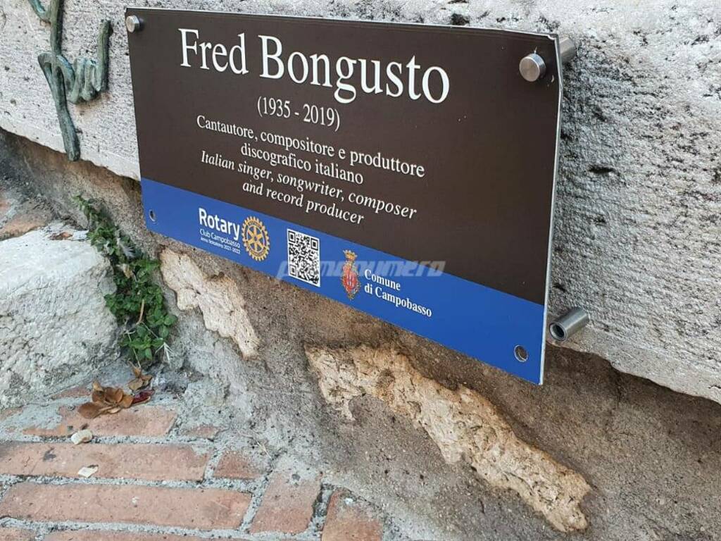 targa fred bongusto