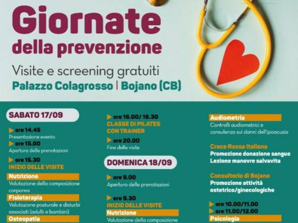 giornate prevenzione