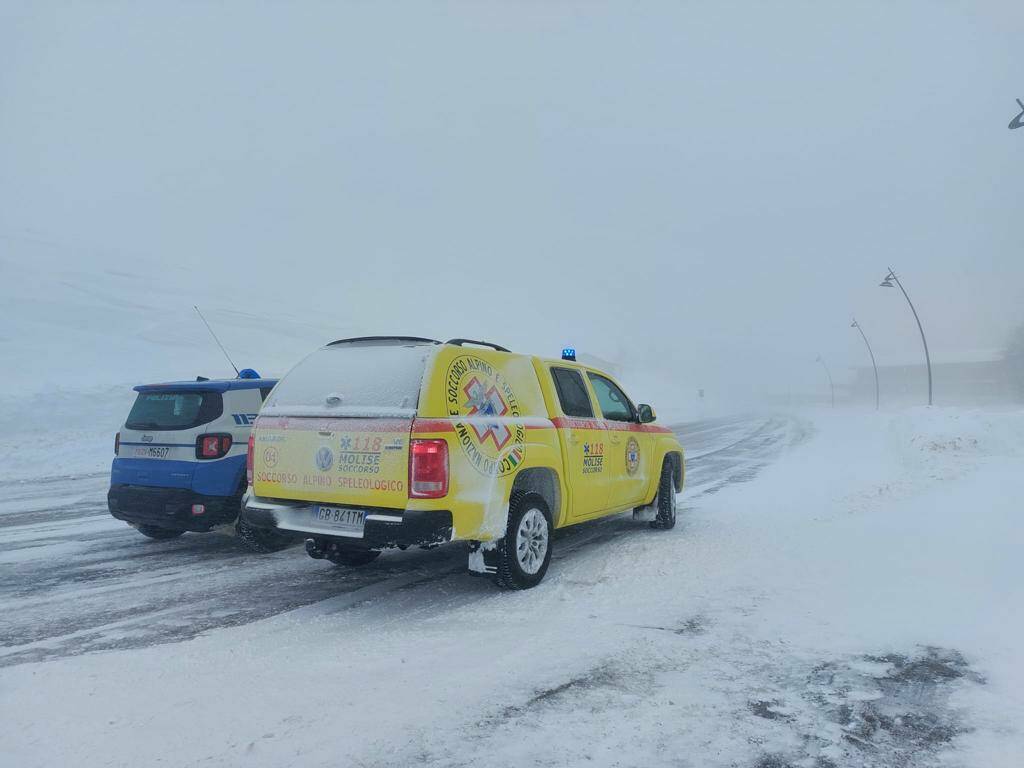 Strada Campitello neve