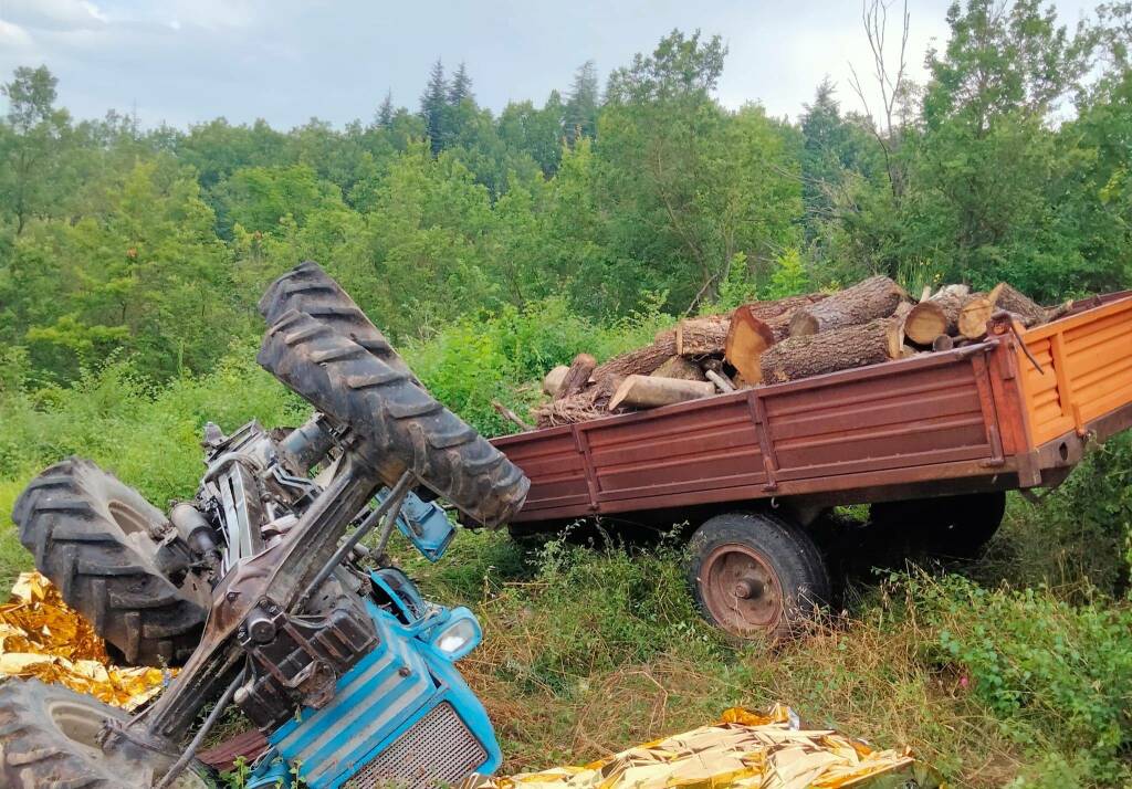incidente trattore baranello