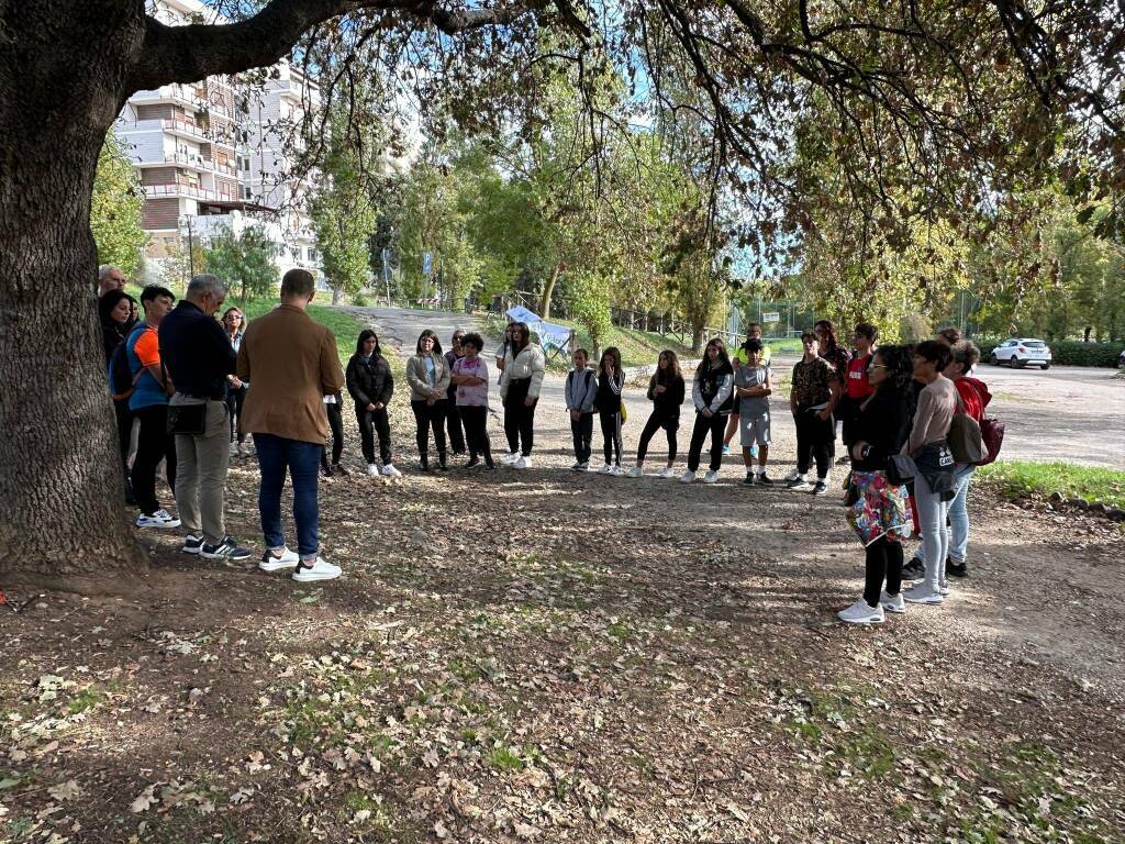 trekking urbano parco