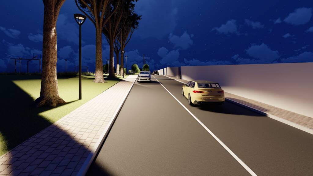 lavori parcheggio crocifisso rendering